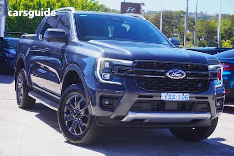 Grey 2023 Ford Ranger Double Cab Pick Up Wildtrak 3.0 (4X4)