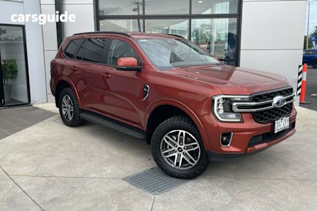 Orange 2023 Ford Everest Wagon Trend (4X4)