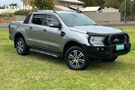 Silver 2021 Ford Ranger Double Cab Pick Up Wildtrak 2.0 (4X4)