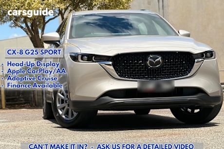 Beige 2023 Mazda CX-8 Wagon G25 Sport (Fwd)
