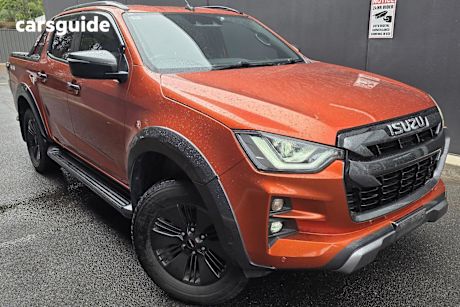 Orange 2021 Isuzu D-MAX Crew Cab Utility X-Terrain (4X4)