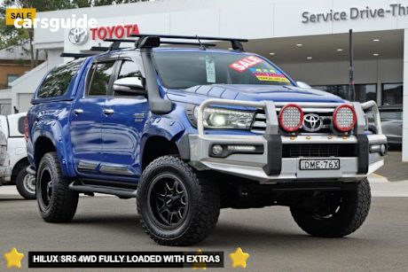Blue 2017 Toyota Hilux Dual Cab Utility Sr5 (4X4)