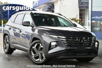 White 2022 Hyundai Tucson Wagon Highlander (awd)