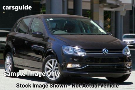 Black 2016 Volkswagen Polo Hatchback 81 TSI Comfortline