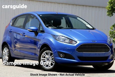 Blue 2017 Ford Fiesta Hatchback Trend