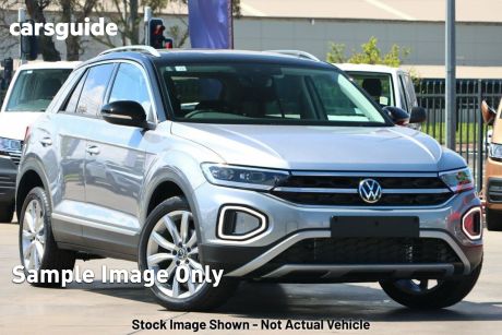 Silver 2023 Volkswagen T-ROC Wagon 110TSI Style (restricted Feat)