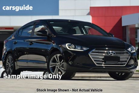 Black 2018 Hyundai Elantra Sedan Elite 2.0 MPI (sunroof)
