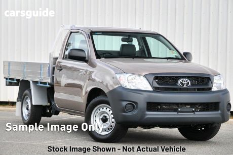Grey 2010 Toyota Hilux Cab Chassis Workmate