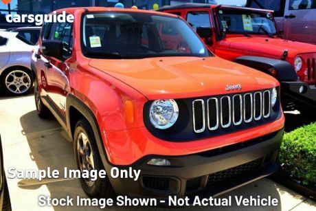 Orange 2017 Jeep Renegade Wagon Sport