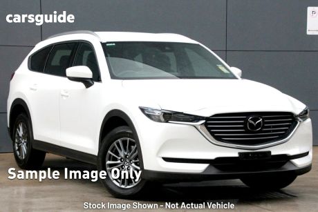 White 2018 Mazda CX-8 Wagon Sport (fwd) (5YR)
