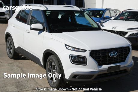 White 2022 Hyundai Venue Wagon Active