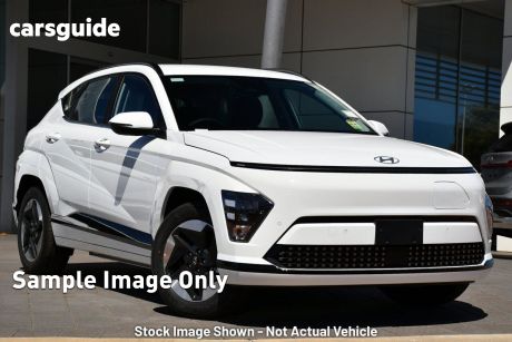 White 2024 Hyundai Kona Wagon Electric EXT Range
