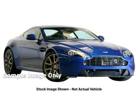 Blue 2011 Aston Martin V8 Coupe Vantage S