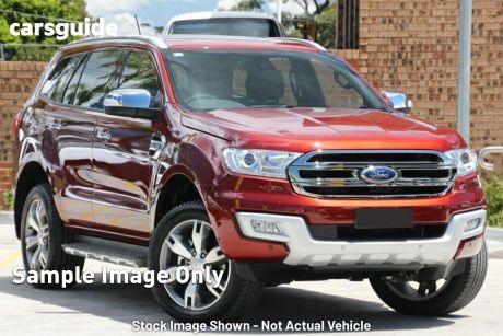 Red 2017 Ford Everest Wagon Titanium