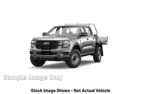 Silver 2024 Ford Ranger Double Cab Chassis XL 2.0 (4X4)
