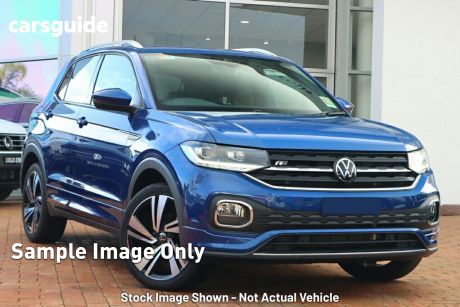 Blue 2023 Volkswagen T-Cross Wagon 85Tfsi Style (restricted Feat)