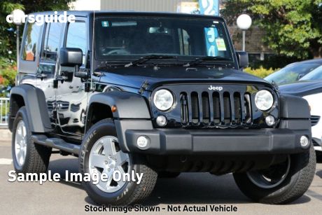 Black 2018 Jeep Wrangler Unlimited Softtop Sport (4X4)