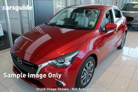 Red 2017 Mazda 2 Hatchback GT