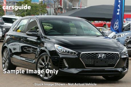 Black 2018 Hyundai I30 Hatchback SR Premium