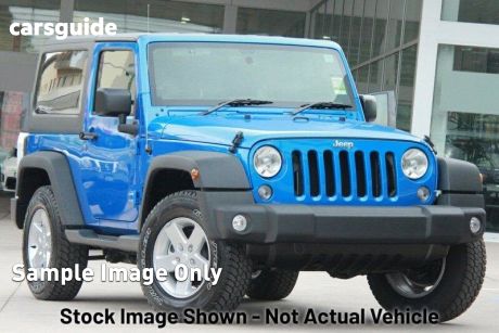 Blue 2015 Jeep Wrangler Softtop Sport (4X4)