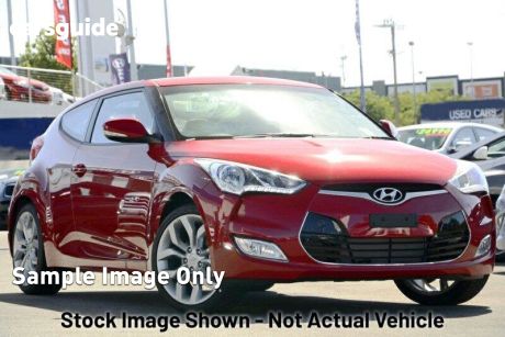Red 2012 Hyundai Veloster Coupe