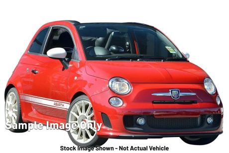 Red 2013 Abarth 500 Convertible Esseesse