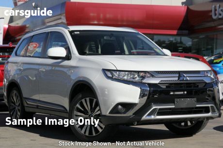 White 2019 Mitsubishi Outlander Wagon ES 7 Seat (2WD)