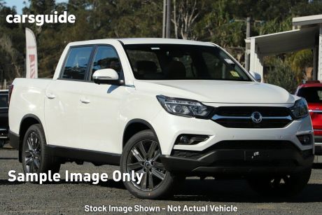 White 2022 Ssangyong Musso Crew Cab Pickup Ultimate