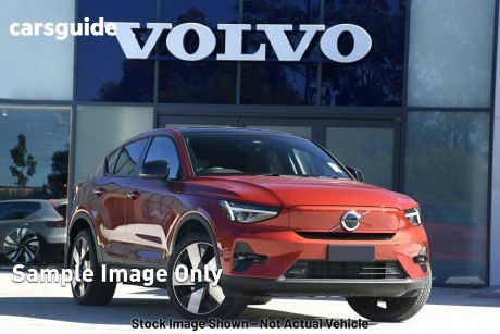 Red 2023 Volvo C40 Wagon Recharge Twin Pure Electric