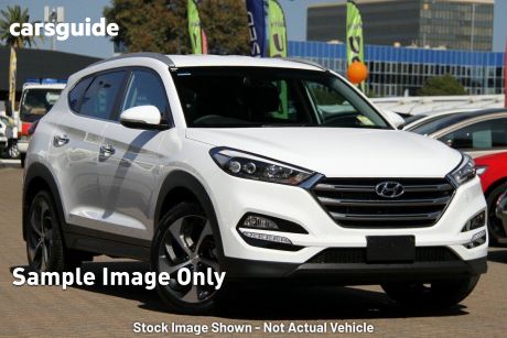White 2017 Hyundai Tucson Wagon Elite (awd)