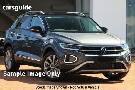 Grey 2023 Volkswagen T-ROC Wagon 110TSI Style (restricted Feat)