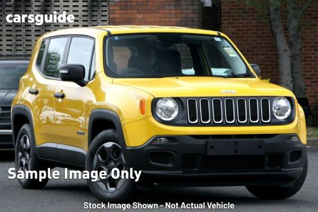 Yellow 2016 Jeep Renegade Wagon Sport
