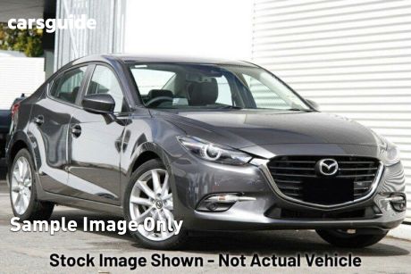 Grey 2017 Mazda 3 Sedan SP25 GT
