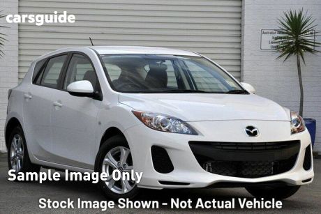 White 2013 Mazda 3 Hatchback NEO
