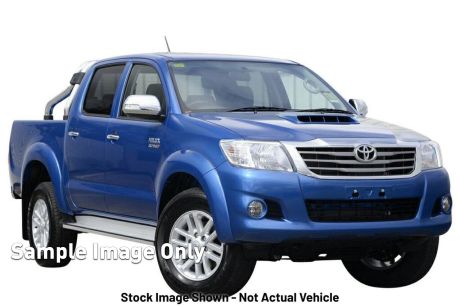Blue 2013 Toyota Hilux Dual Cab Pick-up SR5 (4X4)