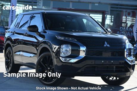 Black 2023 Mitsubishi Outlander Wagon LS Black Edition 7 Seat (2WD)