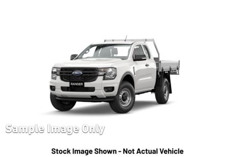 White 2023 Ford Ranger Super Cab Chassis XL 2.0 (4X4)
