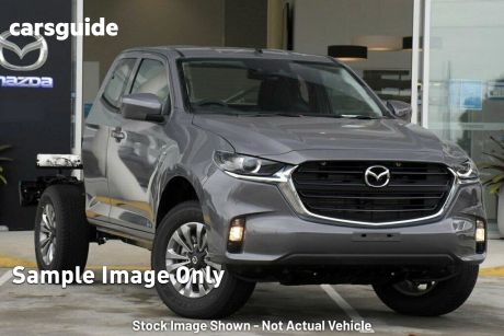 Silver 2024 Mazda BT-50 Freestyle Cab Chassis XT (4X4)