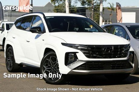 White 2022 Hyundai Tucson Wagon Elite N Line (fwd)