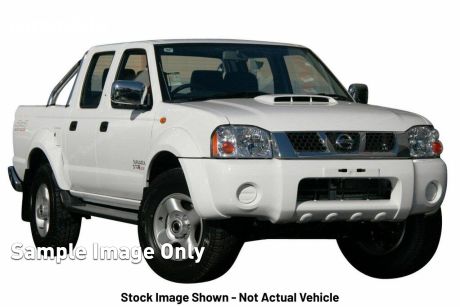 White 2012 Nissan Navara Dual Cab Pick-up ST-R (4X4)