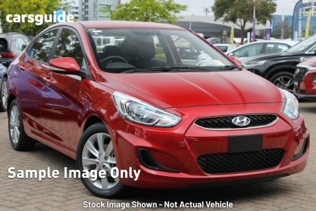 Red 2018 Hyundai Accent Sedan Sport