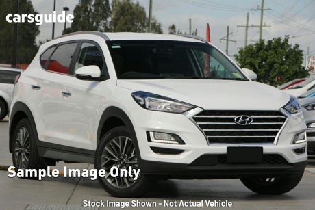 White 2019 Hyundai Tucson Wagon Elite (fwd)