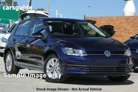 Blue 2017 Volkswagen Golf Hatchback 110 TSI Trendline