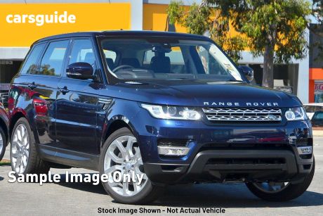 Blue 2015 Land Rover Range Rover Sport Wagon 3.0 SDV6 HSE