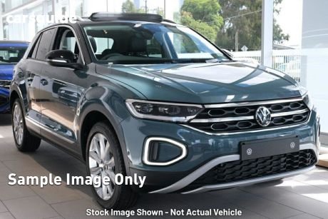 Black 2023 Volkswagen T-ROC Wagon 110TSI Style (restricted Feat)