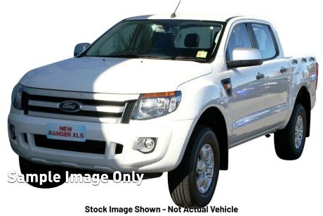 White 2014 Ford Ranger Ute Tray XLS Double Cab