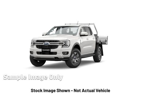 White 2024 Ford Ranger Double Cab Chassis XLT 3.0 (4X4)