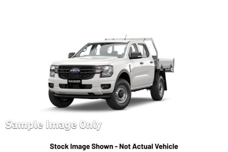 White 2023 Ford Ranger Double Cab Chassis XL 2.0 (4X4)