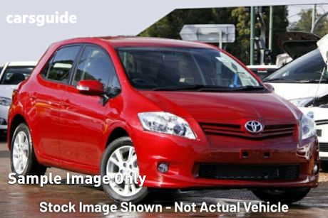 Red 2012 Toyota Corolla Hatchback Ascent Sport