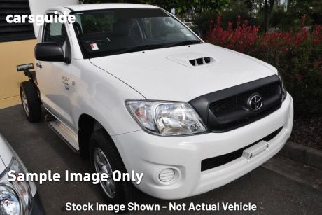 Silver 2009 Toyota Hilux Cab Chassis SR (4X4)